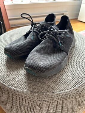 Vessi Men's Black Athletic Lace-Up Casual Sneakers